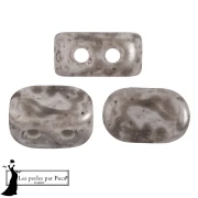 Perle di vetro Lipsi® di Puca® 4x6 mm - Mishmash Taupe x10g