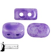 Perle di vetro Lipsi® di Puca® 4x6 mm - Mishmash Violet x10g