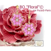 Perle di vetro Lipsi® di Puca® 4x6 mm - Mishmash Violet x10g