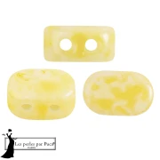 Perle di vetro Lipsi® di Puca® 4x6 mm - Mishmash Yellow x10g