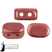 Perle di vetro Lipsi® di Puca® 4x6 mm - Bronzo rosa x10g