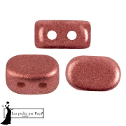 Perle di vetro Lipsi® di Puca® 4x6 mm - Bronzo rosa x10g