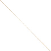 Catena a maglia veneziana da 0,8 mm - Placcato oro da 3 micron x 20 cm