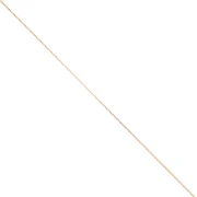 Catena a maglia veneziana da 0,8 mm - Placcato oro da 3 micron x 20 cm