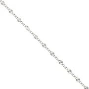 Catena a maglia decorativa da 2,1 mm - Argento 925 x 50 cm