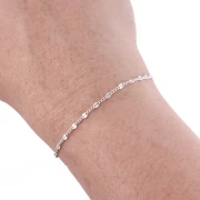 Catena a maglia decorativa da 2,1 mm - Argento 925 x 50 cm