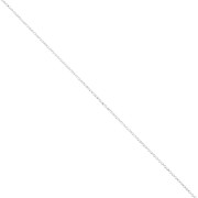 Catena a maglia Jaseron levigata 1,35 mm - Argento 925 x 50 cm