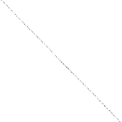 Catena a maglia Jaseron levigata 1,35 mm - Argento 925 x 50 cm