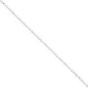 Catena a maglia Jaseron levigata 1,35 mm - Argento 925 x 50 cm