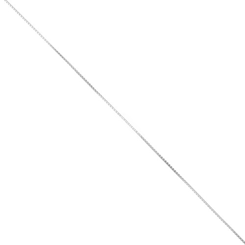 Catena a maglia veneziana specchiata 0,80 mm - Argento 925 x 50 cm