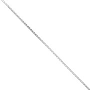 Catena a maglia veneziana specchiata 0,80 mm - Argento 925 x 50 cm
