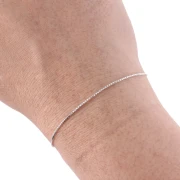 Catena a maglia veneziana specchiata 0,80 mm - Argento 925 x 50 cm
