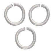 Anelli aperti 4x0,6 mm - Acciaio inossidabile 304L x100