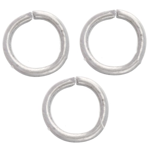 Anelli aperti 5x0,7 mm - Acciaio inossidabile 304L x100