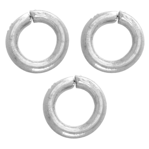 Anelli aperti 5x1 mm - Acciaio inossidabile 304L x100
