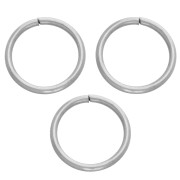 Anelli aperti 10x1 mm - Acciaio inossidabile 304L x50