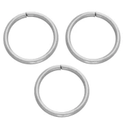 Anelli aperti 10x1 mm - Acciaio inossidabile 304L x50