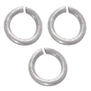 Anelli aperti 3x0,5 mm - Acciaio inossidabile 316L x100
