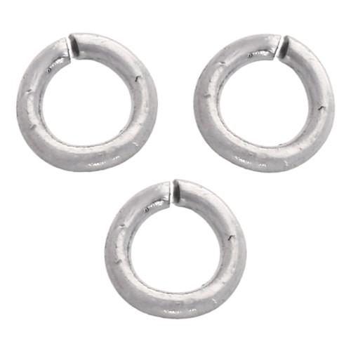 Anelli aperti 3x0,6 mm - Acciaio inossidabile 316L x100