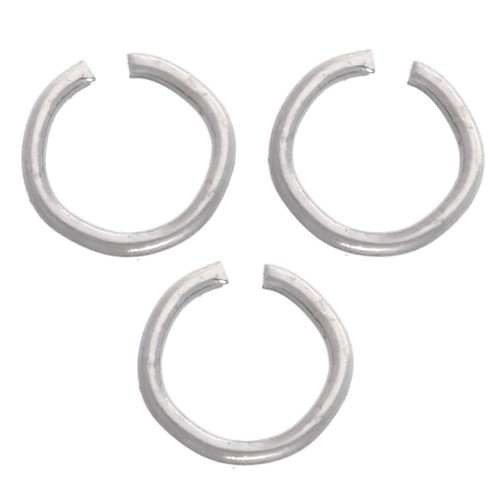 Anelli aperti 4x0,5 mm - Acciaio inossidabile 316L x100