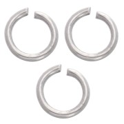 Anelli aperti 4x0,6 mm - Acciaio inossidabile 316L x100