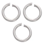 Anelli aperti 4x0,6 mm - Acciaio inossidabile 316L x100