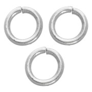 Anelli aperti 4x0,7 mm - Acciaio inossidabile 316L x100