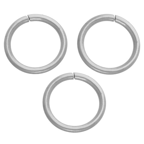 Anelli aperti 7x0,8 mm - Acciaio inossidabile 316L x100