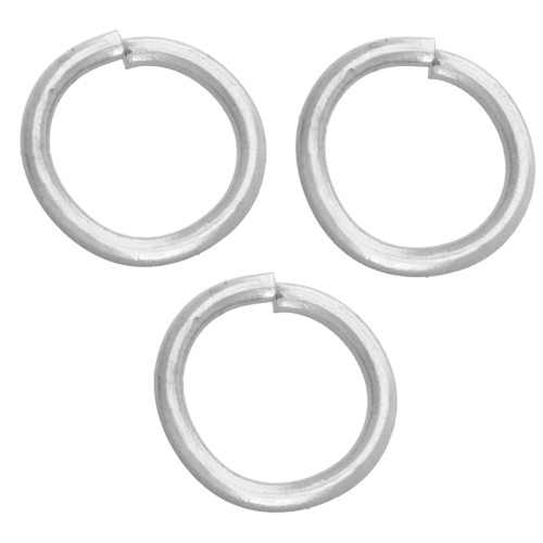 Anelli aperti 8x1 mm - Acciaio inossidabile 316L x100