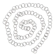 Anelli aperti 8x1 mm - Acciaio inossidabile 316L x100