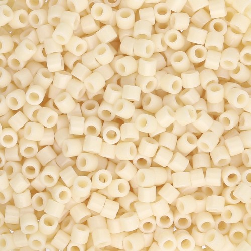 Miyuki Delica 10/0 DBM0732 - Opaco Dark Cream, confezione da 100 g
