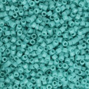 Miyuki Delica 11/0 DB0729 - Verde turchese opaco, confezione da 100 g