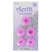 Assortimento di 5 Aerlit Tatting Bobbins Berry
