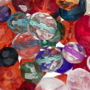 Assortimento di faccette da 6 mm a 12 mm - Trasparenti e multicolori, 50 g|raw }}