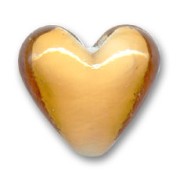 Cuori interno bianco mm. 18 Topaz x4