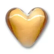 Cuori interno bianco mm. 18 Topaz x4