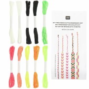 Kit bracciale brasiliano - Neon x1