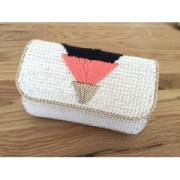 Modello Canevas Plastique da ricamare per pochette e borsa 33.5x35.5cm n°7