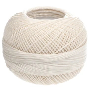 Filo di cotone Lizbeth misura 20 - Cream n. 610 x 192 m