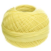 Lemon - Filo di cotone Lizbeth misura 20 - Light Lemon n. 614 x 192 m Filo di cotone Lizbeth misura 20 - Light Lemon n. 614 x 192 m