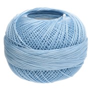 Baby Blue - Filo di cotone Lizbeth misura 20 - Baby Blue n. 649 x 192 m Filo di cotone Lizbeth misura 20 - Baby Blue n. 649 x 192 m