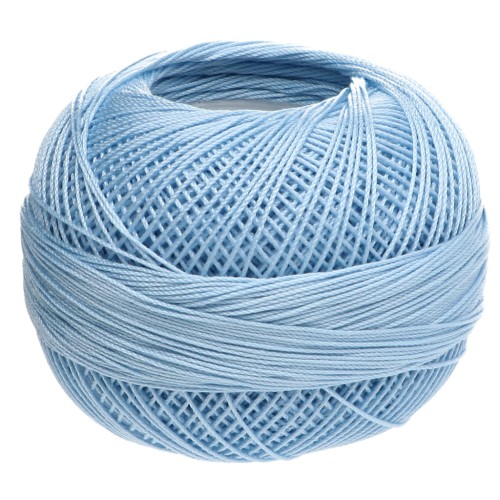Filo di cotone Lizbeth misura 20 - Baby Blue n. 649 x 192 m