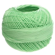 Filo di cotone Lizbeth misura 20 - Lime Green Medium n. 677 x 192 m