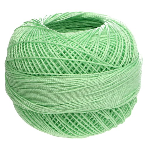 Filo di cotone Lizbeth misura 20 - Lime Green Medium n. 677 x 192 m