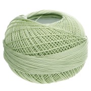 Filo di cotone Lizbeth misura 20 - Pistachio Light Green n. 681 x 192 m