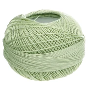 Filo di cotone Lizbeth misura 20 - Pistachio Light Green n. 681 x 192 m