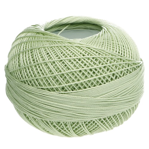 Filo di cotone Lizbeth misura 20 - Pistachio Light Green n. 681 x 192 m