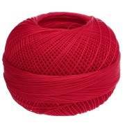 Red - Filo di cotone Lizbeth misura 40 - Poppy Red n. 669 x 274 m Filo di cotone Lizbeth misura 40 - Poppy Red n. 669 x 274 m