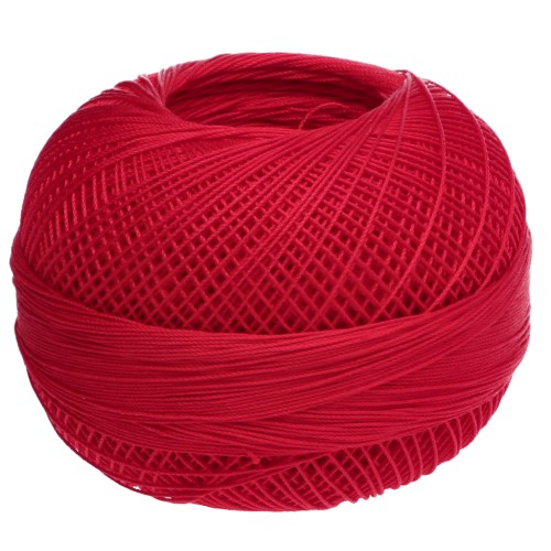 Filo di cotone Lizbeth misura 40 - Poppy Red n. 669 x 274 m
