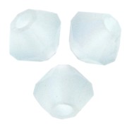 Biconi Preciosa - Rondella da 3 mm - Argento acquamarina AB opaco x30